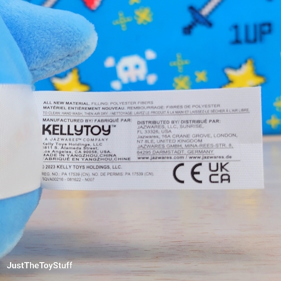 Squishmallow Nitro the Hammerhead Shark 4" UltraSoft Sealife Toy Plush NWT - Picture 4 of 6